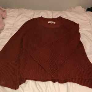 BURNT ORANGE SWEATER!!